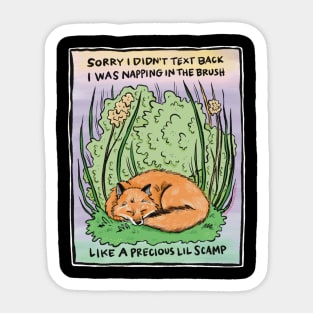 Precious Lil Scamp Sticker